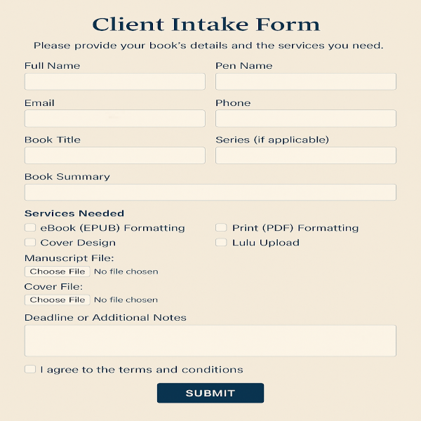 Client Intake Form